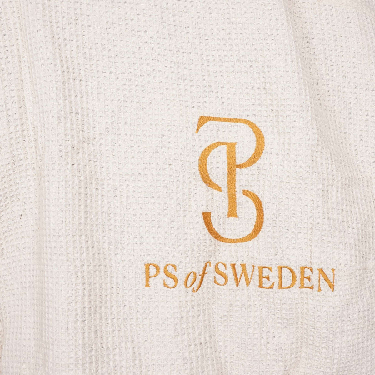 PS of Sweden Couverture Cotton Waffle Blanc cassé