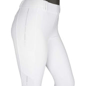 Schockemöhle Legging d'Équitation New Pocket Prise de Genou Optical White