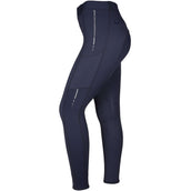 Schockemöhle Legging d'Équitation New Pocket Prise de Genou Nuit