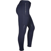 Schockemöhle Legging d'Équitation New Pocket Prise de Genou Nuit