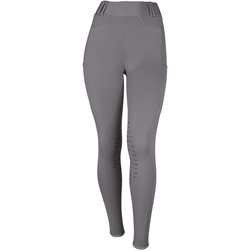 Schockemöhle Legging d'Équitation Classy Sporty Prise de Genou Slate Grey