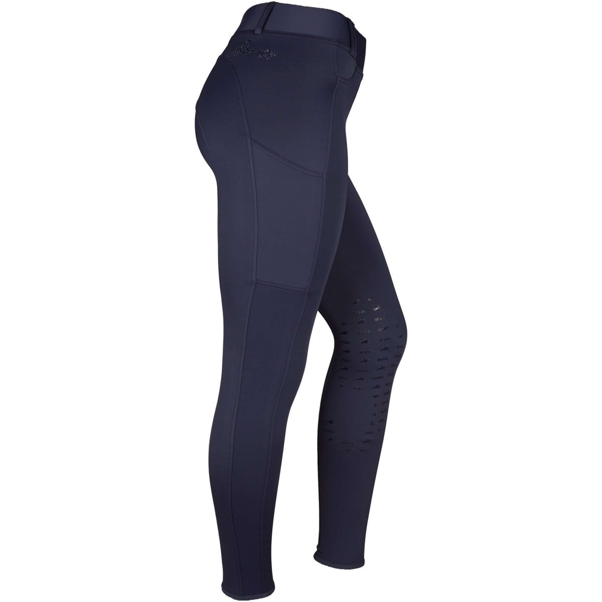 Schockemöhle Legging d'Équitation Classy Sporty Prise de Genou Nuit