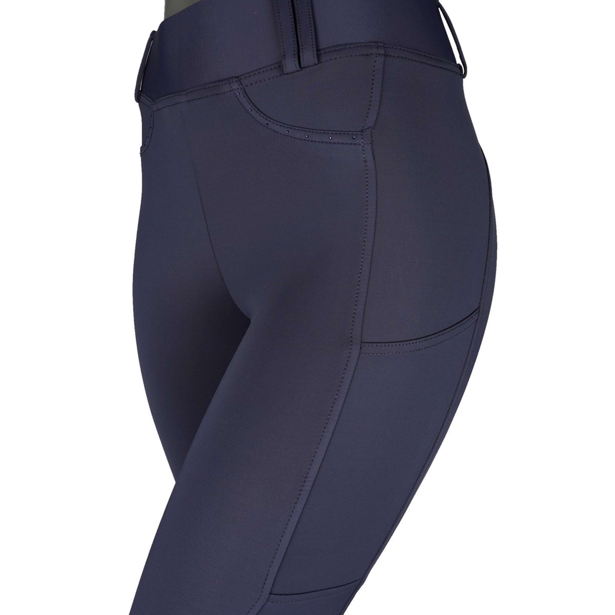 Schockemöhle Legging d'Équitation Classy Sporty Prise de Genou Nuit