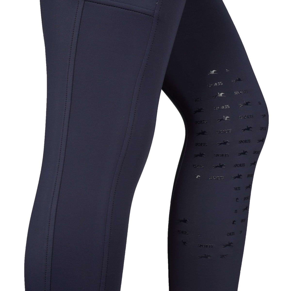 Schockemöhle Legging d'Équitation Classy Sporty Prise de Genou Nuit