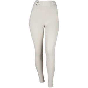 Schockemöhle Legging d'Équitation Classy Sporty Prise de Genou Chalk