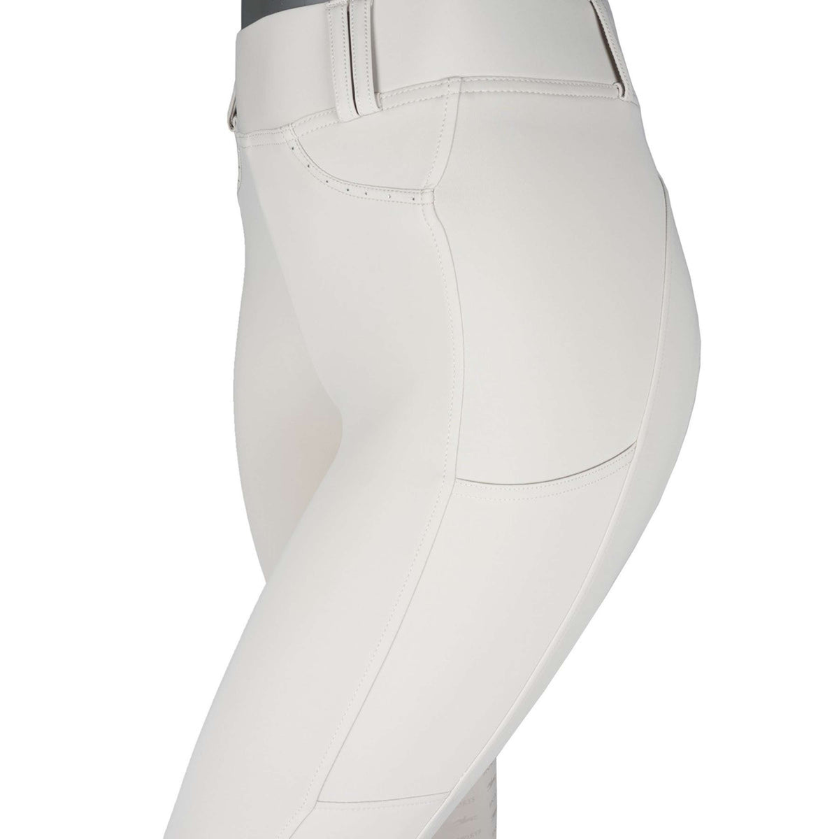 Schockemöhle Legging d'Équitation Classy Sporty Prise de Genou Chalk