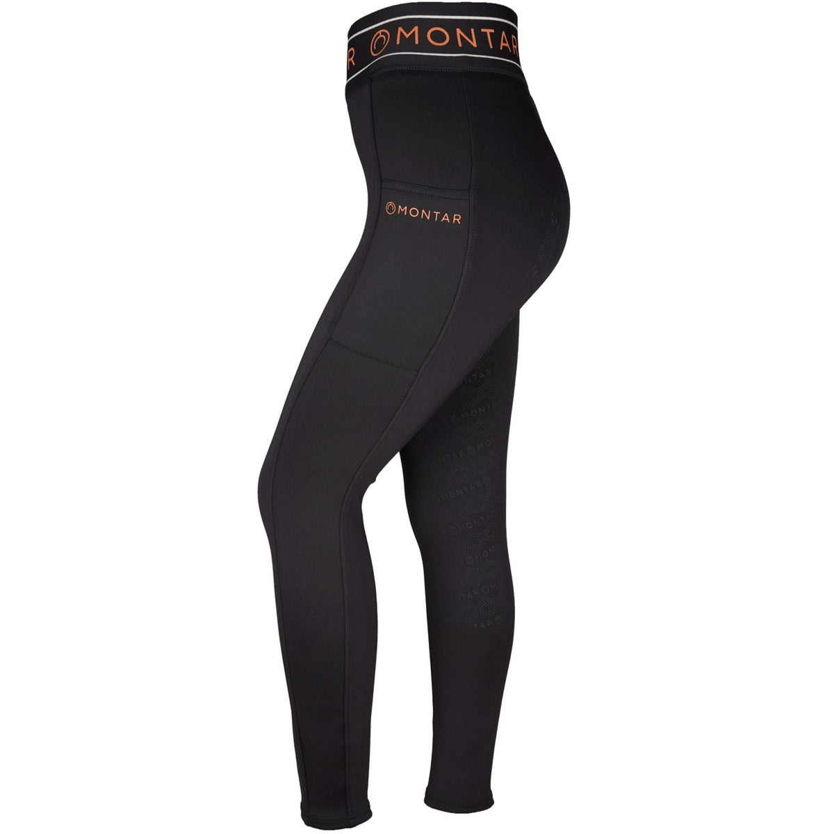 Montar Legging d'Équitation MoMellani Viv Full Grip Noir