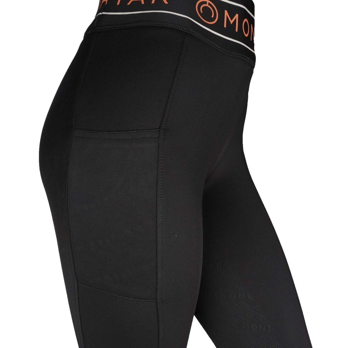 Montar Legging d'Équitation MoMellani Viv Full Grip Noir