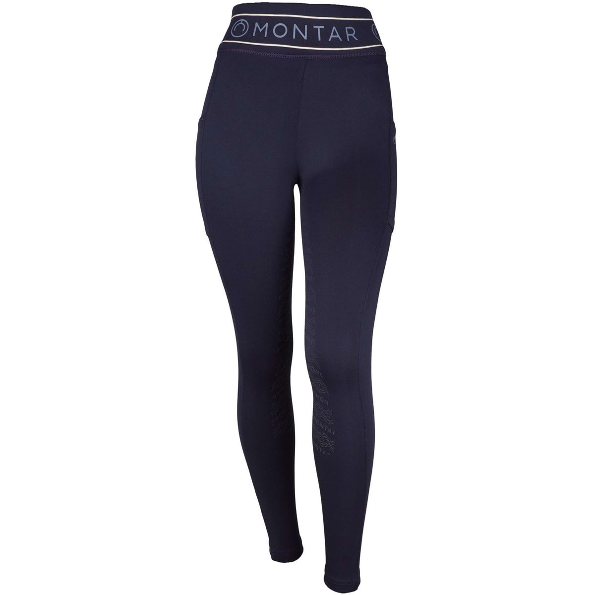 Montar Legging d'Équitation MoMellani Viv Full Grip Marin foncé