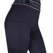 Montar Legging d'Équitation MoMellani Viv Full Grip Marin foncé