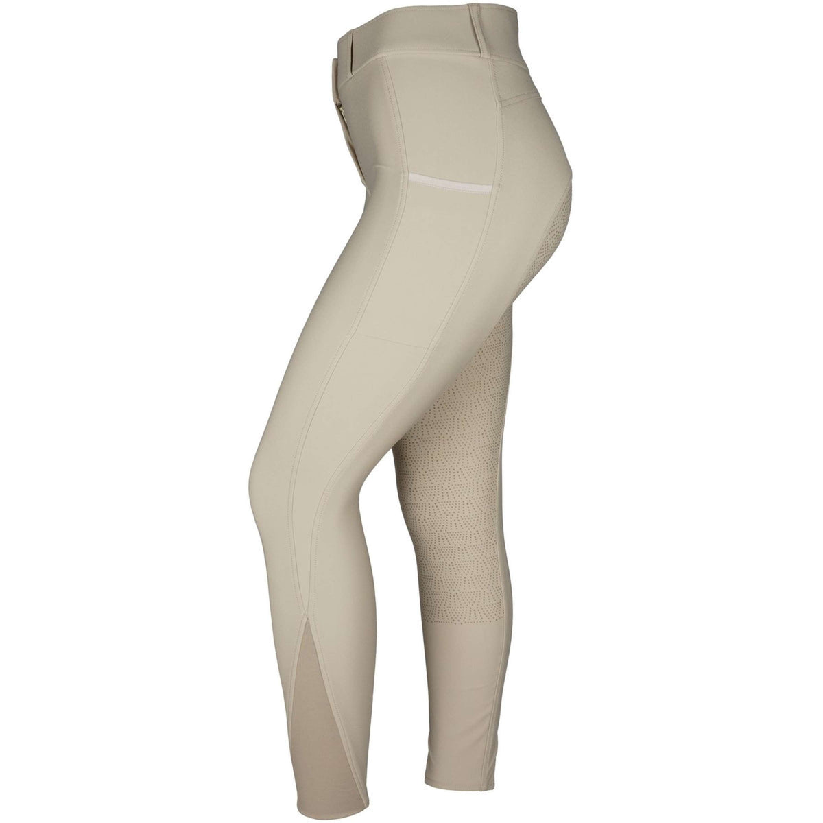 Rebel Pantalon d'Équitation Highwaist Thigh Pocket Full Grip Beige