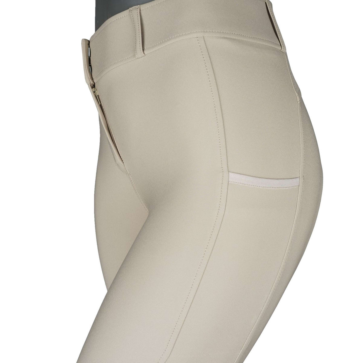 Rebel Pantalon d'Équitation Highwaist Thigh Pocket Full Grip Beige