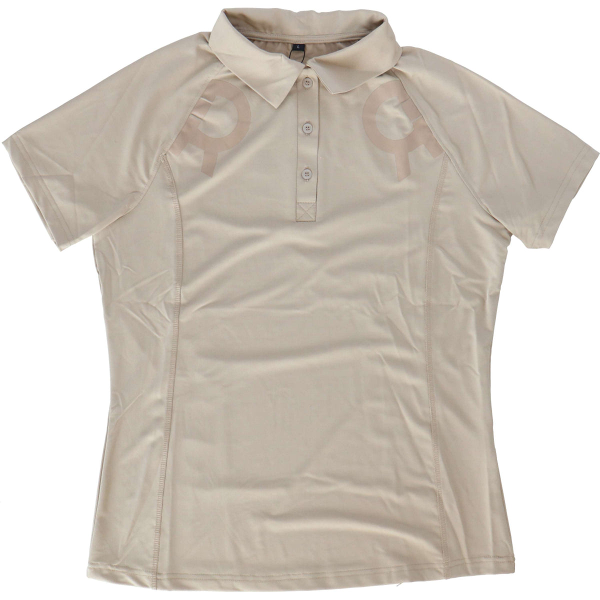 Rebel Polo Shiny Seam Beige