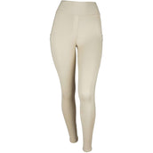 Rebel Legging d'Équitation Contrant Piping Beige