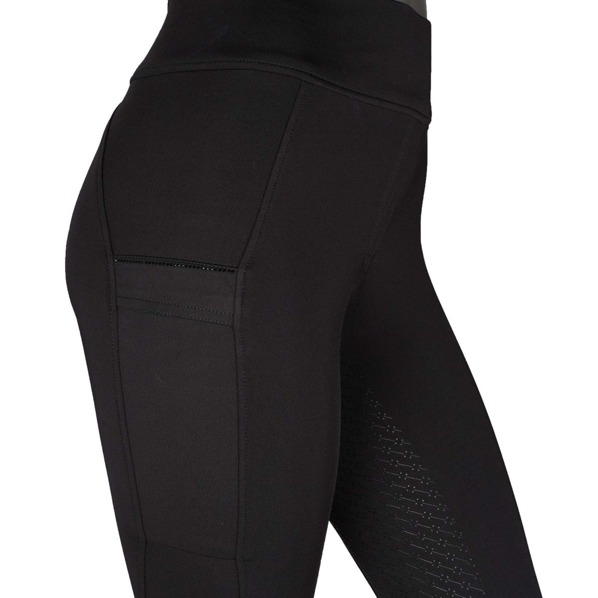 Rebel Legging d'Équitation Contrant Piping Noir