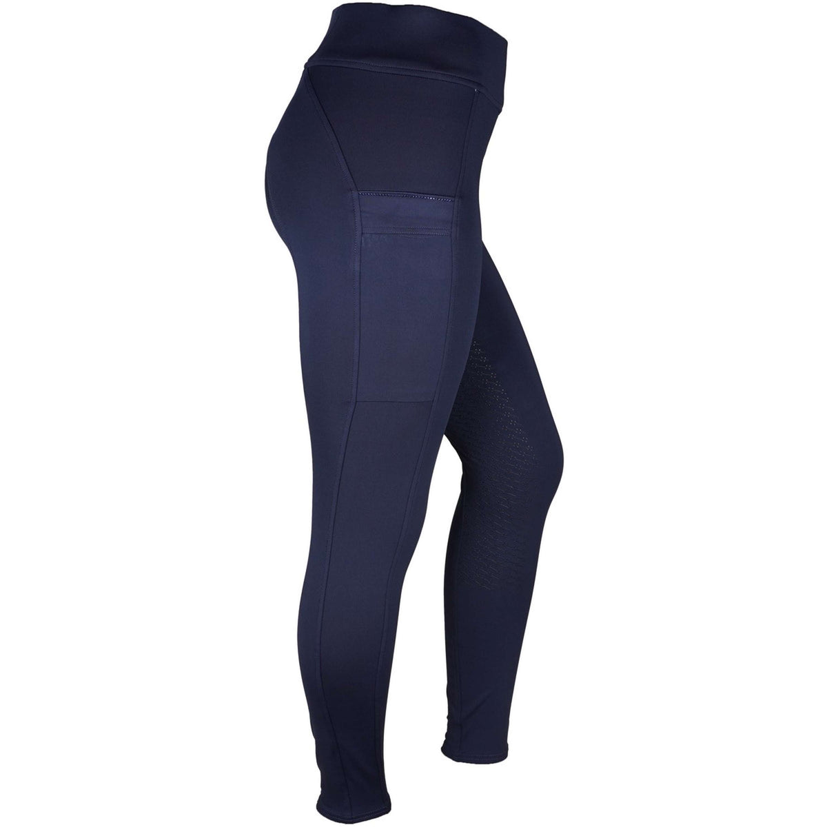 Rebel Legging d'Équitation Contrant Piping Marin foncé