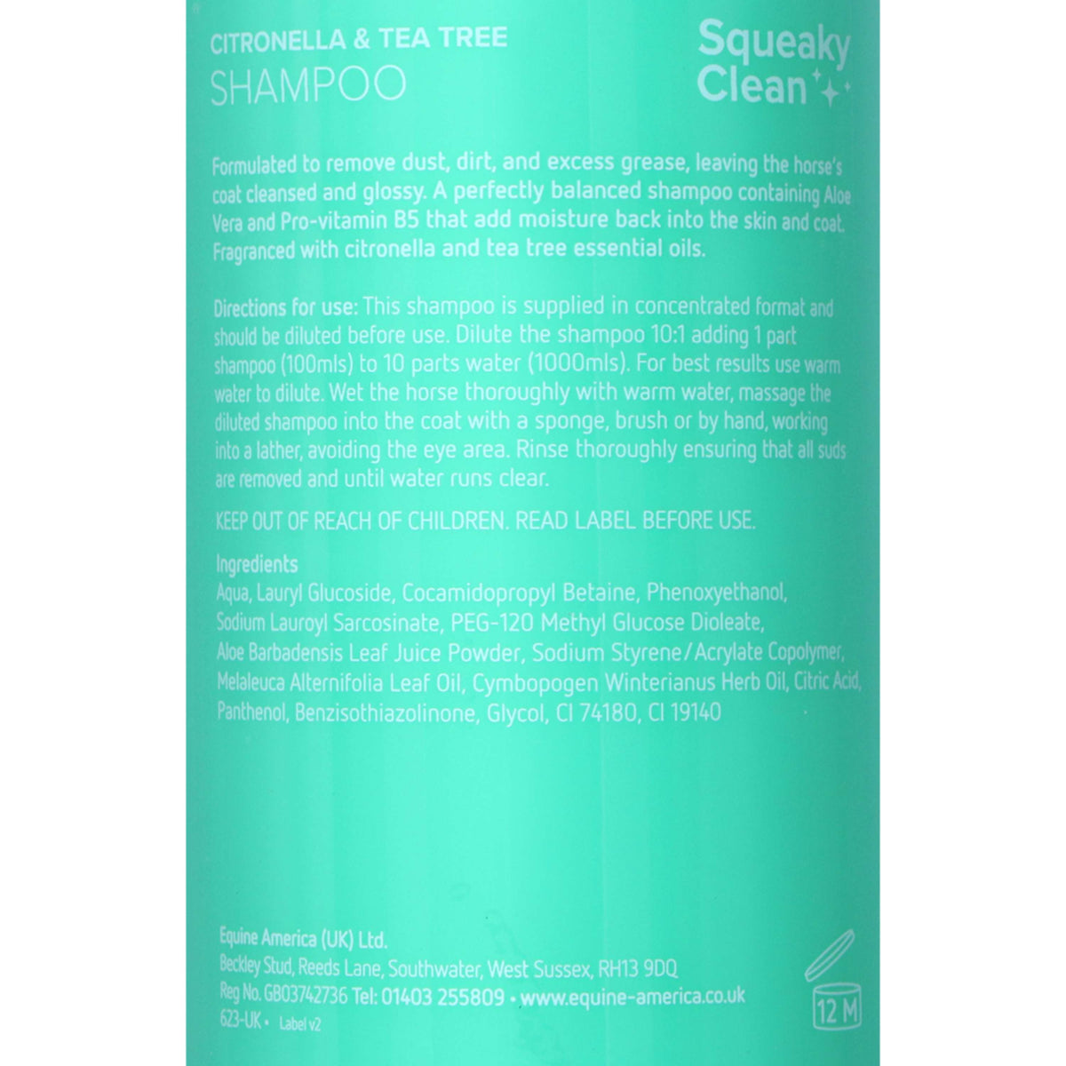 Equine America Shampooing Citronella & Tea Tree