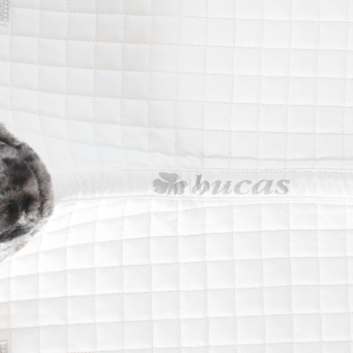 Bucas Tapis de Selle Show-Line Dressage Blanc/Blanc