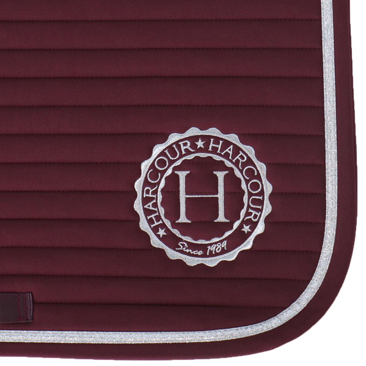 Harcour Tapis de Selle Karembar Dressage Aubergine