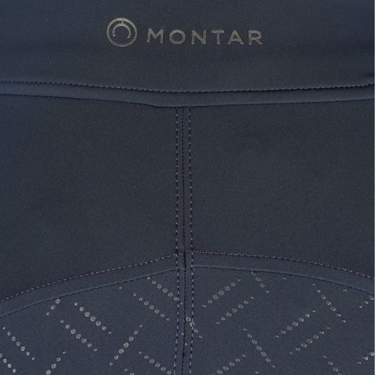 Montar Legging d'Équitation MoRosie Crystals Junior Full Grip Marin foncé