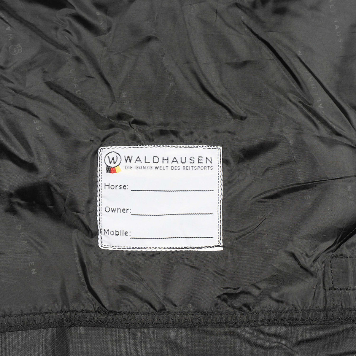 Waldhausen Couverture d'Extérieur Nordic High Neck Light 0g Noir