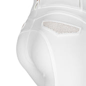 Montar Pantalon d'Équitation Briella Rosegold Crystals Highwaist Full Grip Blanc