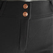 Montar Pantalon d'Équitation Briella Rosegold Crystals Highwaist Full Grip Noir