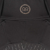 Rebel Legging d'Équitation Beltloops Rosegold Crystals Full Grip Noir