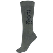 Montar Chaussettes d'Équitation Logo Dusty Green