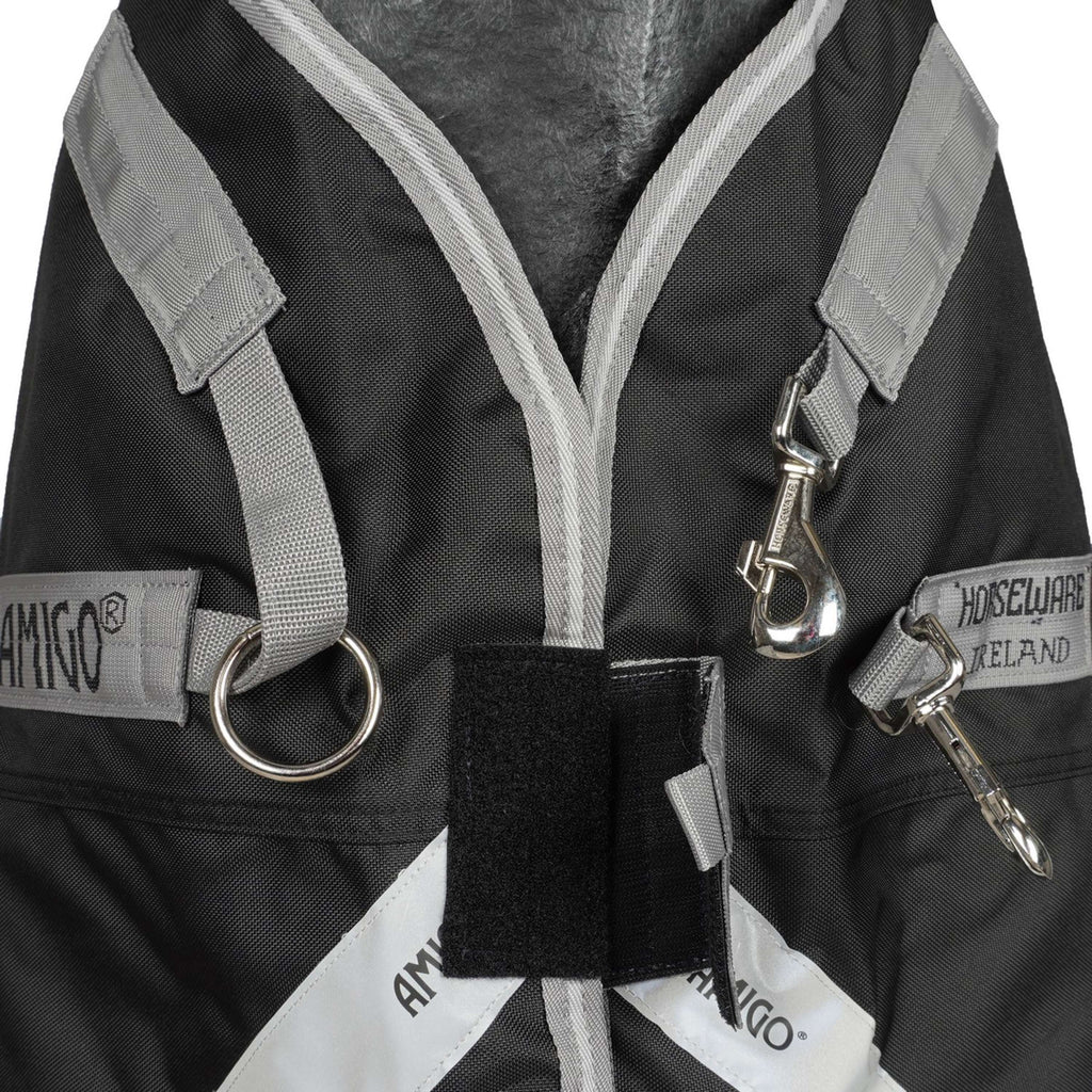 Amigo Couverture Turnout Bravo 100g Black/Titanium Grey
