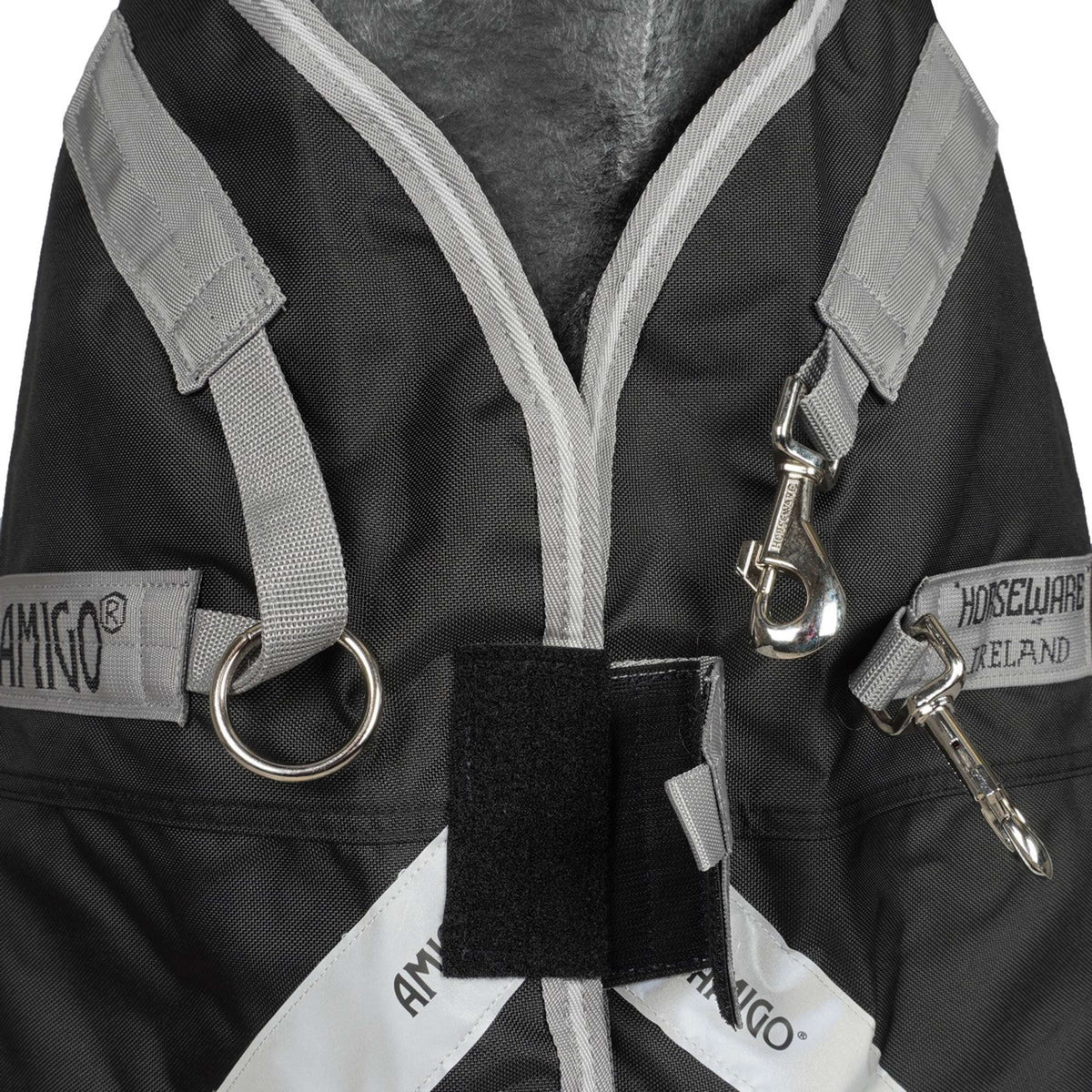 Amigo Couverture Turnout Bravo 100g Black/Titanium Grey