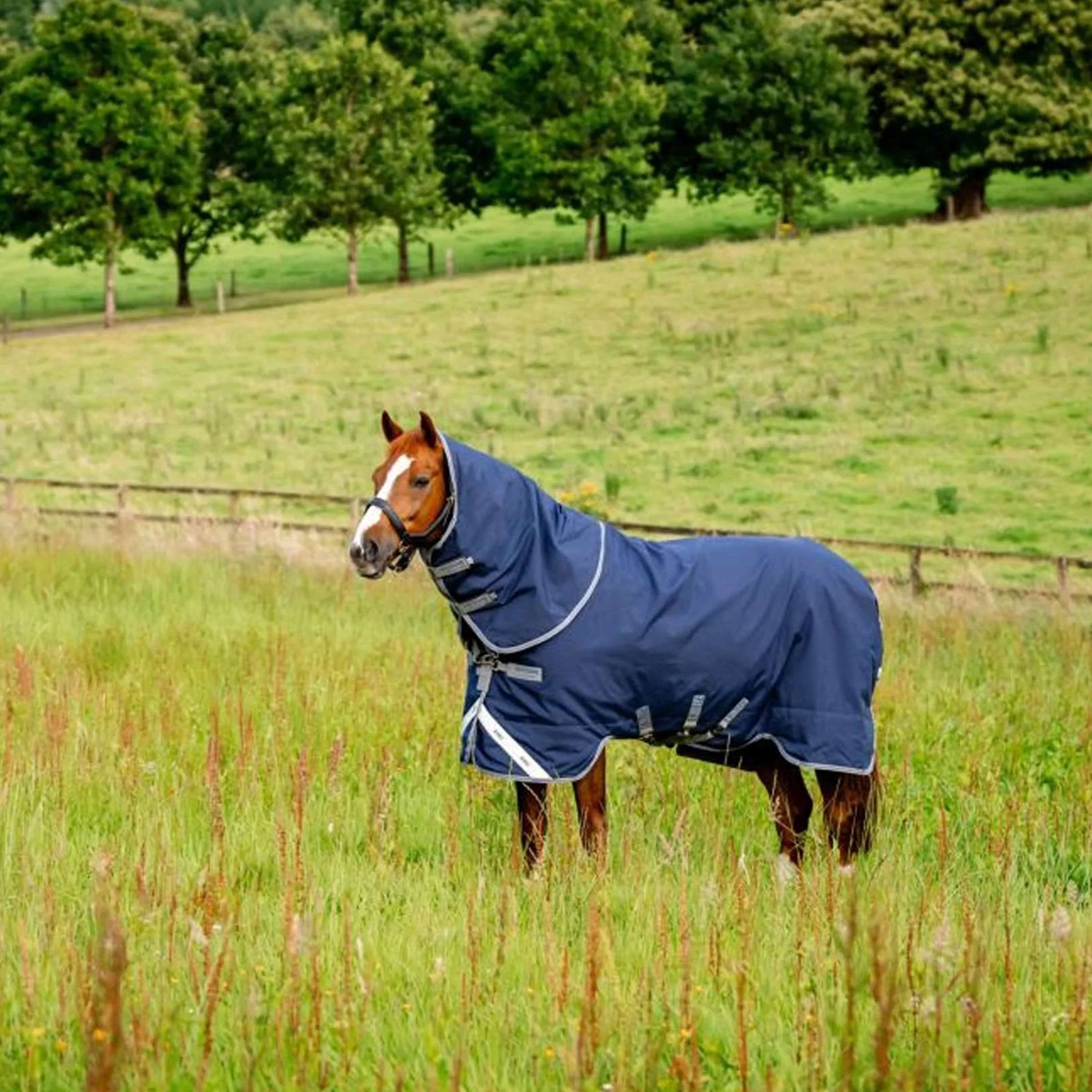 Rhino Plus Turnout Lite 100g Navy/Titanium Grey