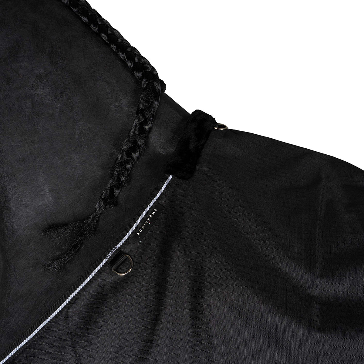 EQUITHÈME Couverture d'Extérieur Tyrex 600D Standard 300g Noir