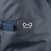 Riding World Couverture d'Extérieur Eco 600D 50g Marin