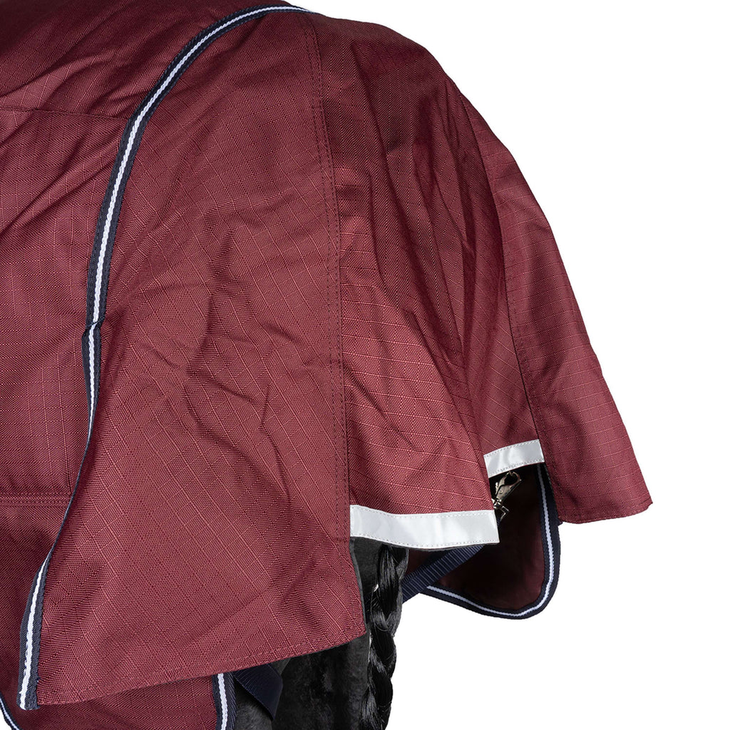EQUITHÈME Couverture d'Extérieur Tyrex 1200D 0g Standard Bordeaux