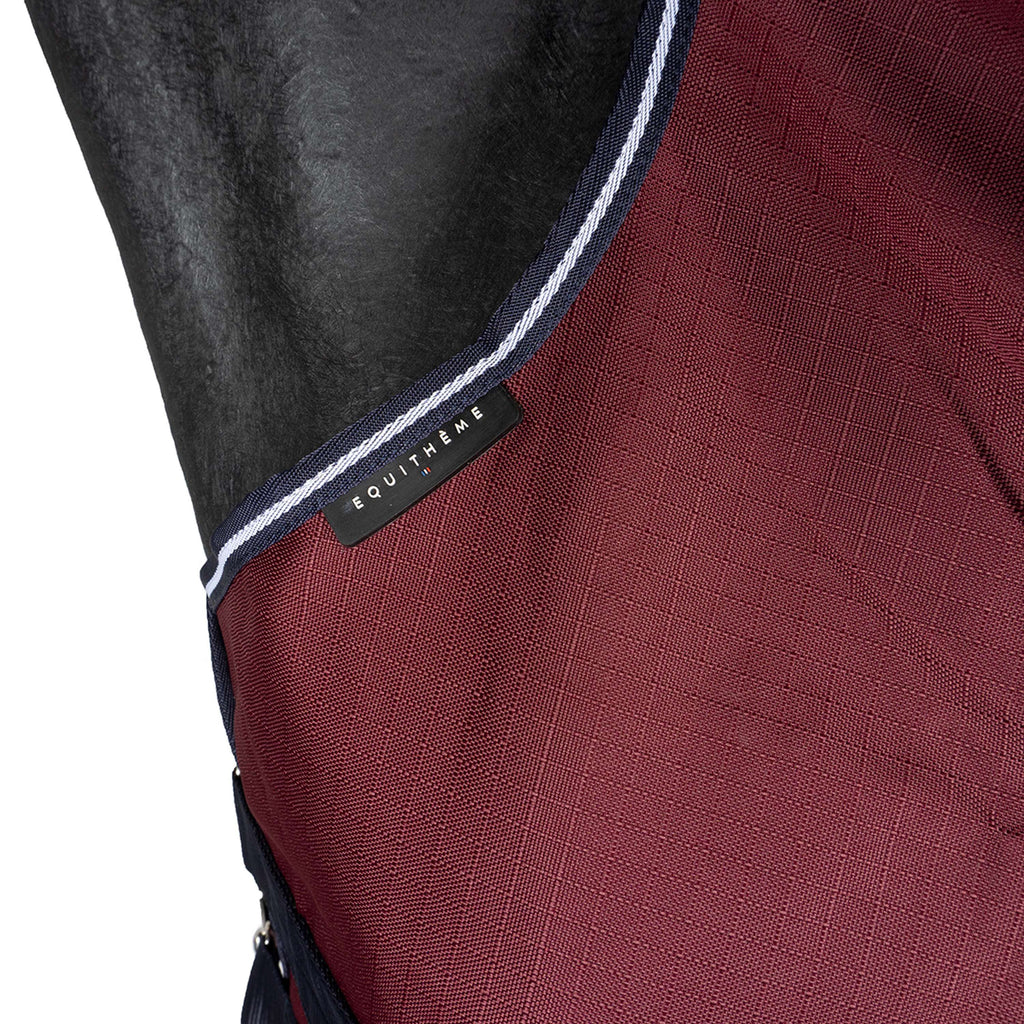 EQUITHÈME Couverture d'Extérieur Tyrex 1200D 0g High Neck Bordeaux