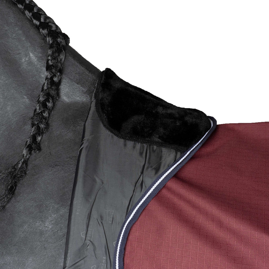 EQUITHÈME Couverture d'Extérieur Tyrex 1200D 0g High Neck Bordeaux