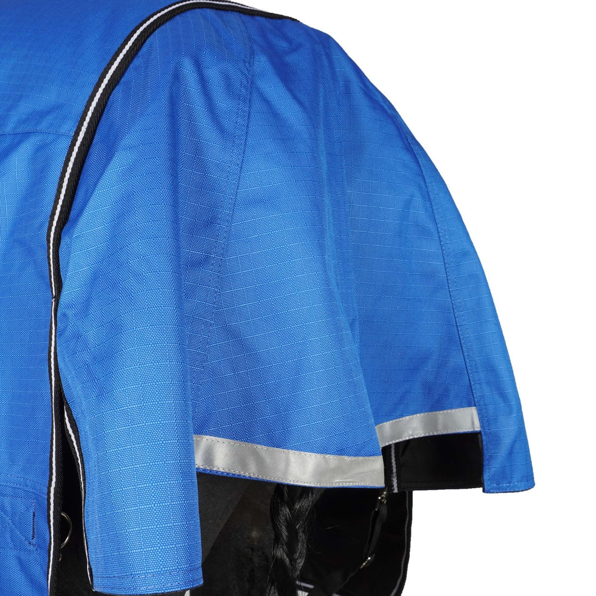 EQUITHÈME Couverture d'Extérieur Tyrex 1200D 0g Aisance High Neck Bleu Royal