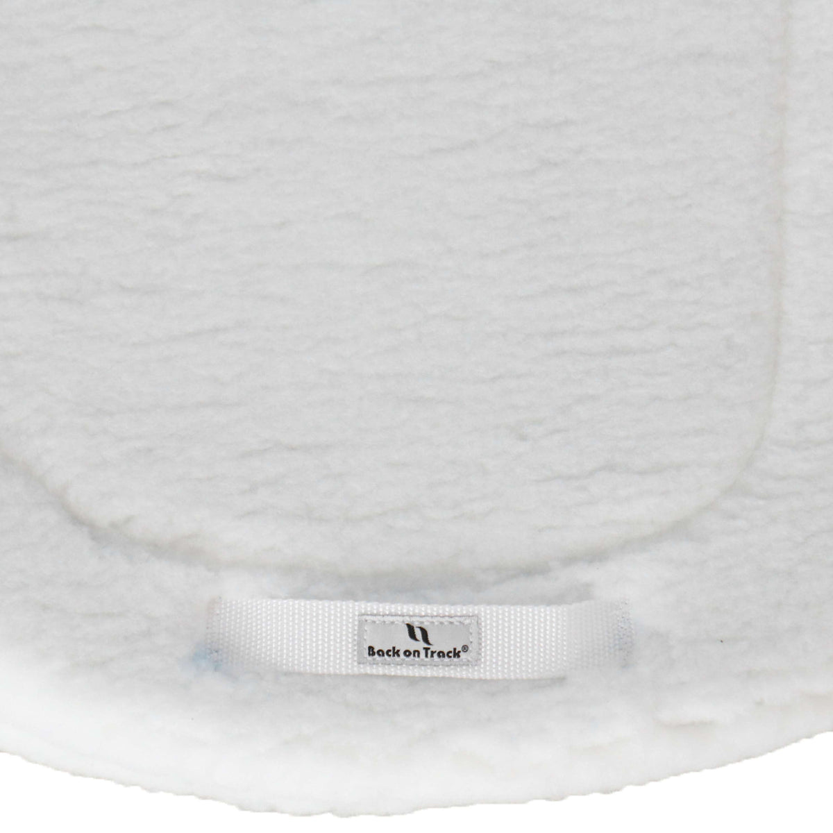 Back on Track Zadeldekje Tapis de Selle Teddy Blanc