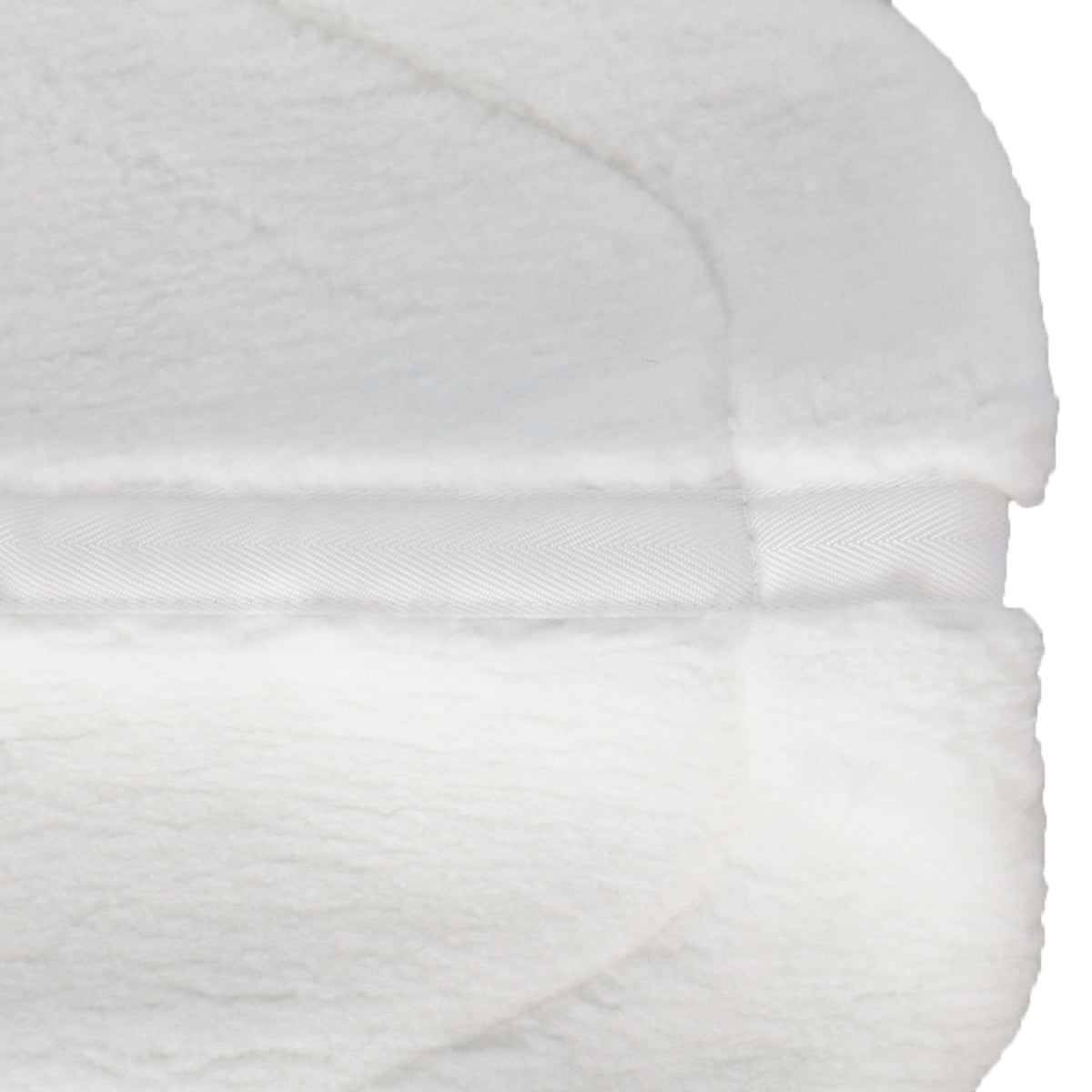 Back on Track Zadeldekje Tapis de Selle Teddy Blanc