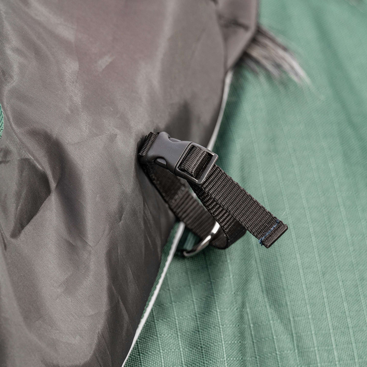 Agradi Horse Couvre-Cou 1200D 0gr Bande Réfléchissante Vert