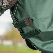 Agradi Horse Couvre-Cou 1200D 200gr Bande Réfléchissante Vert