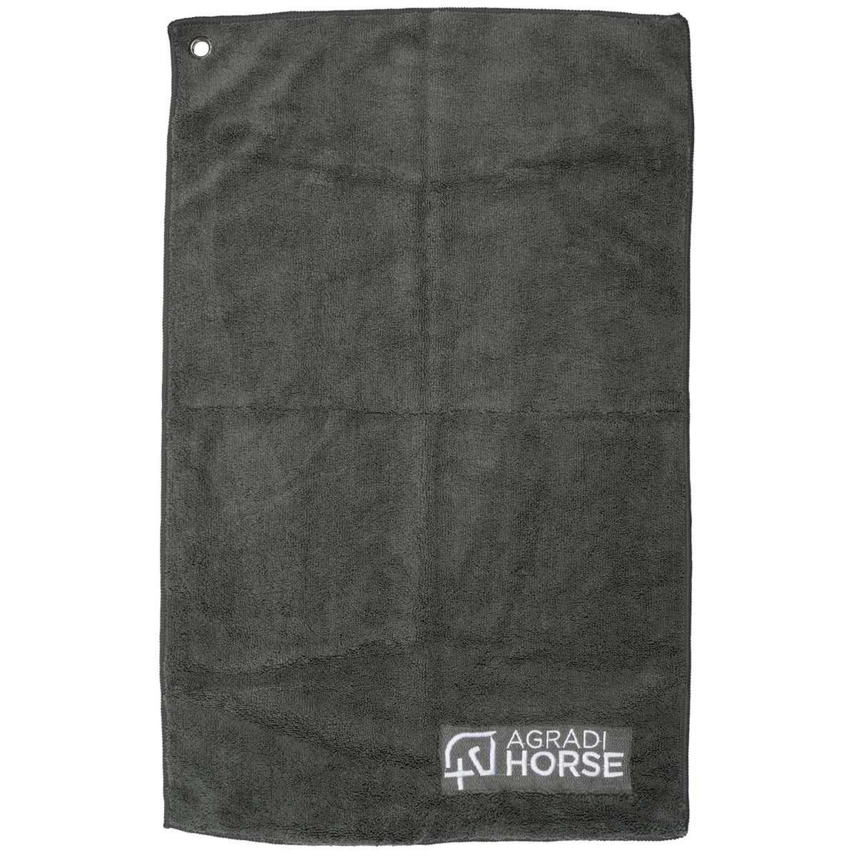 Agradi Horse Serviette Microfibre par paire Gris