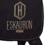 Eskadron Couvertures Anti-Transpiration Heritage Fleece Check Noir