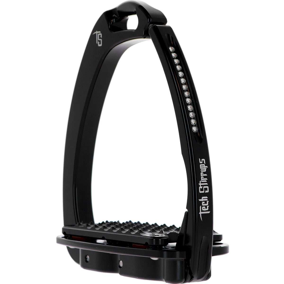 Tech Stirrups Étriers Venice Plus Swarovski Dressage Noir/Noir