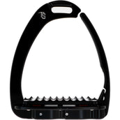 Tech Stirrups Étriers Venice Plus Swarovski Dressage Noir/Noir