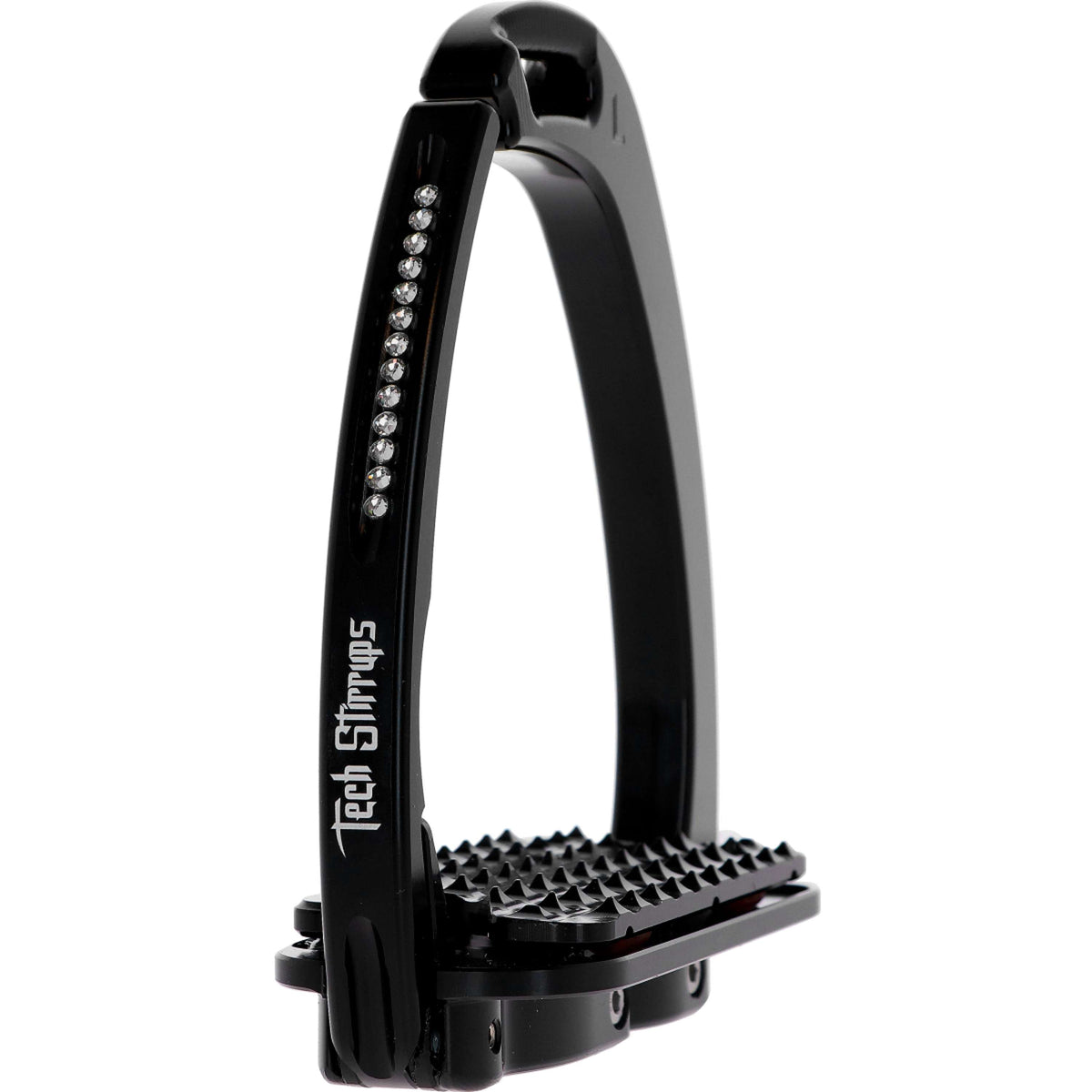 Tech Stirrups Étriers Venice Plus Swarovski Dressage Noir/Noir