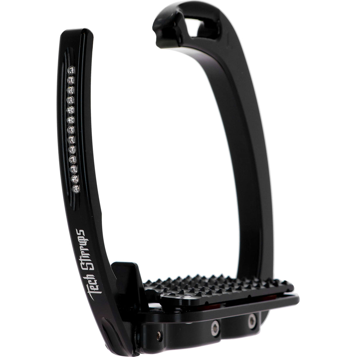 Tech Stirrups Étriers Venice Plus Swarovski Dressage Noir/Noir