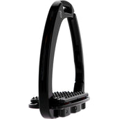 Tech Stirrups Étriers Venice Plus Swarovski Dressage Noir/Noir