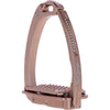 Tech Stirrups Étriers Venice Plus Swarovski Dressage Or rose